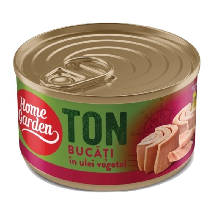 Bucati de Ton in Ulei Home Garden, Cantitate 80 g