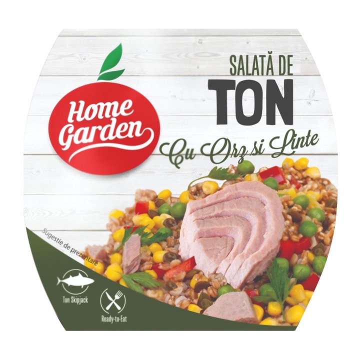 Salata de Ton cu Orz si Linte Home Garden, Cantitate 160 g
