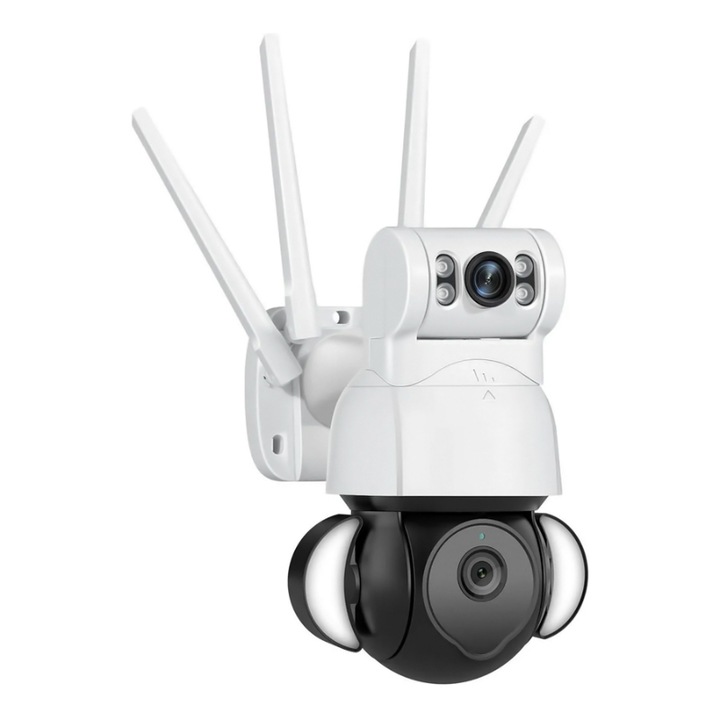 Камера за смарт проектор ST-428-4M-DL, Sectec, Dual lens, HD, Бял/Черен