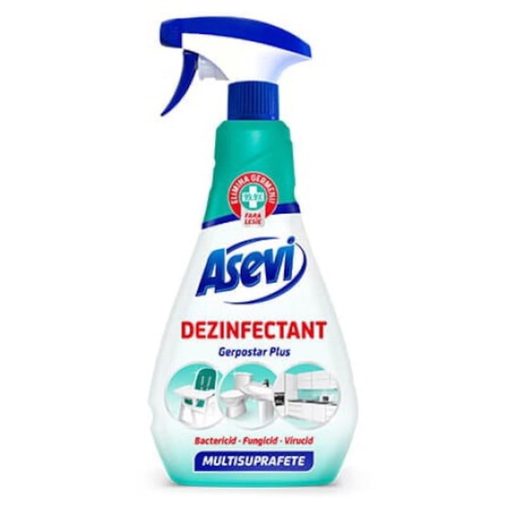 Solutie Gerpostar Plus Asevi Dezinfectant multisuprafete 750 ml