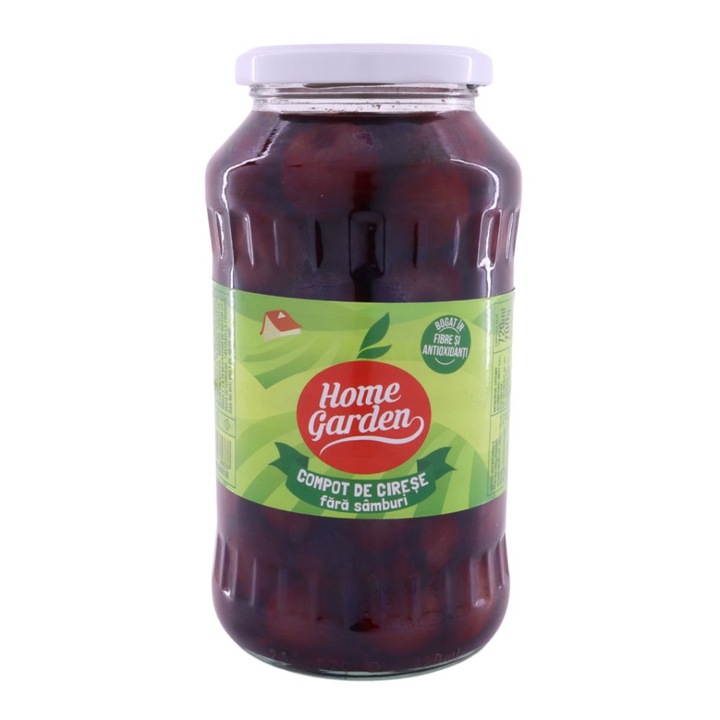 Home Garden Cseresznye mag nélküli kompót, Mennyiség 720 ml