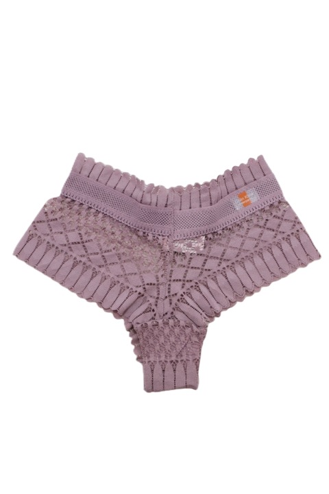 Chiloti brazilieni din dantela elastica WS-1070mov 73916, Mov