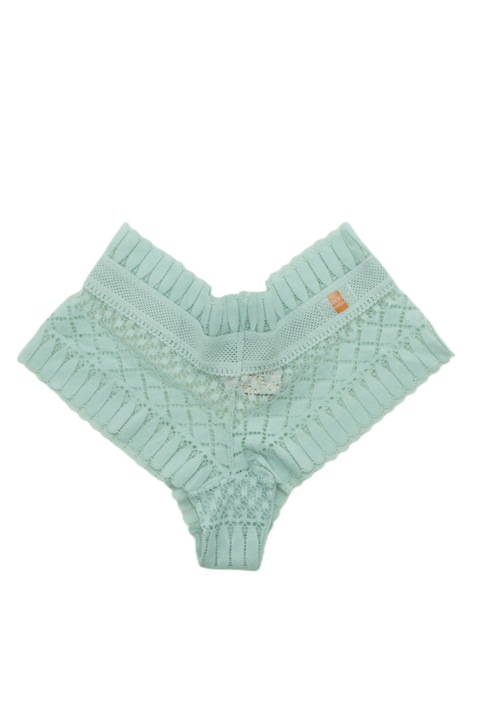 Chiloti brazilieni din dantela elastica WS-1070albastru 73913, Albastru