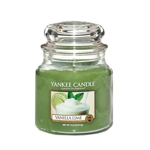 Lumanare Parfumata Borcan Mediu Vanilla Lime, Yankee Candle