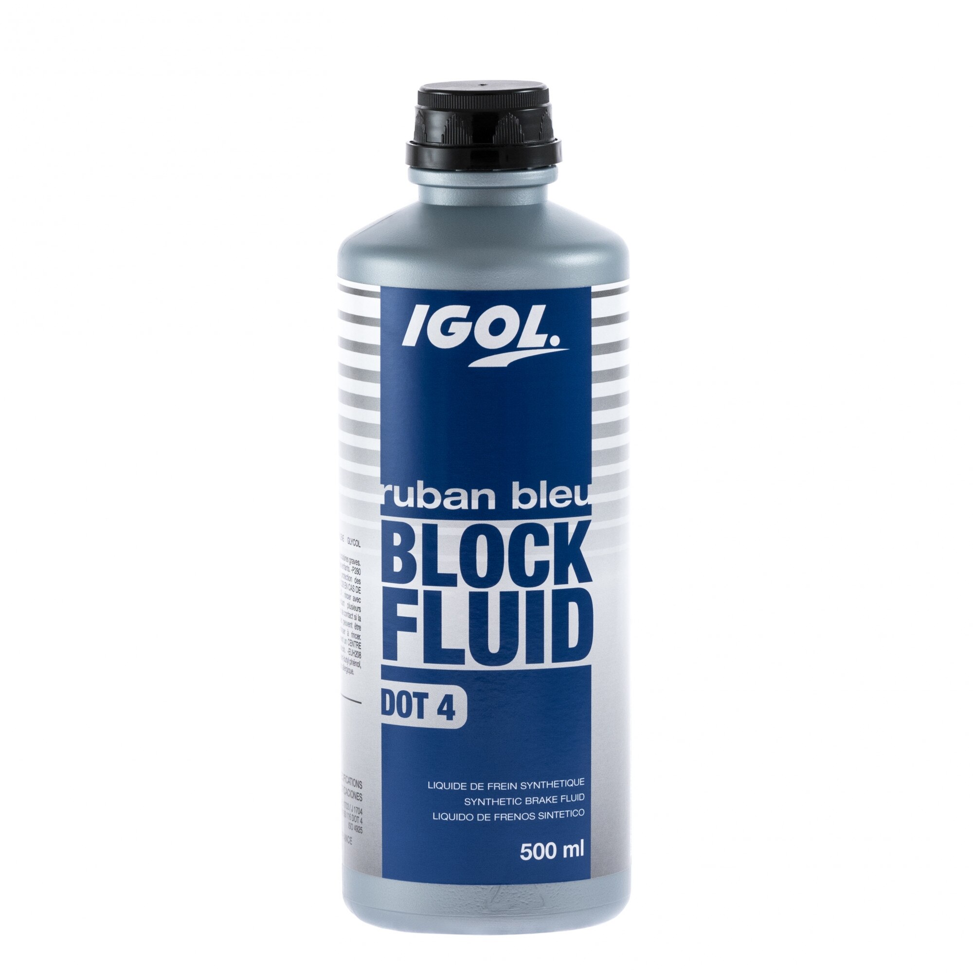 Lichid de frana sintetic IGOL BLOCK FLUID RUBEN BLEU DOT4, 500 ml