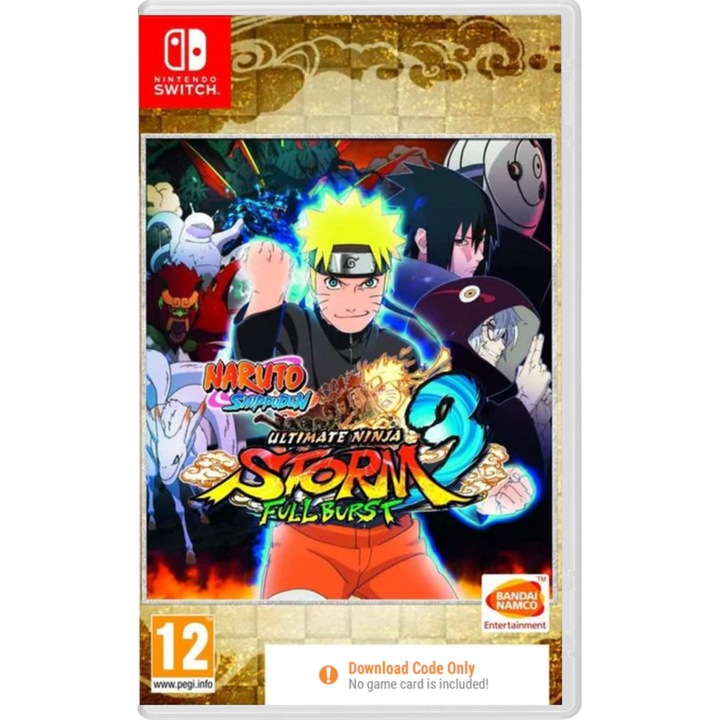 Игра NAMCO BANDAI GAMES Naruto Shippuden Ultimate Ninja Storm 3 Full Burst издание, Code in a box за Nintendo Switch