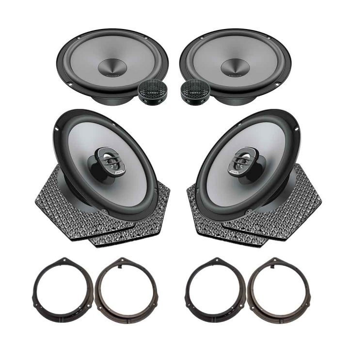 Pachet difuzoare auto Hertz Uno dedicat Mercedes C Class 2007-2015, RMS 75W