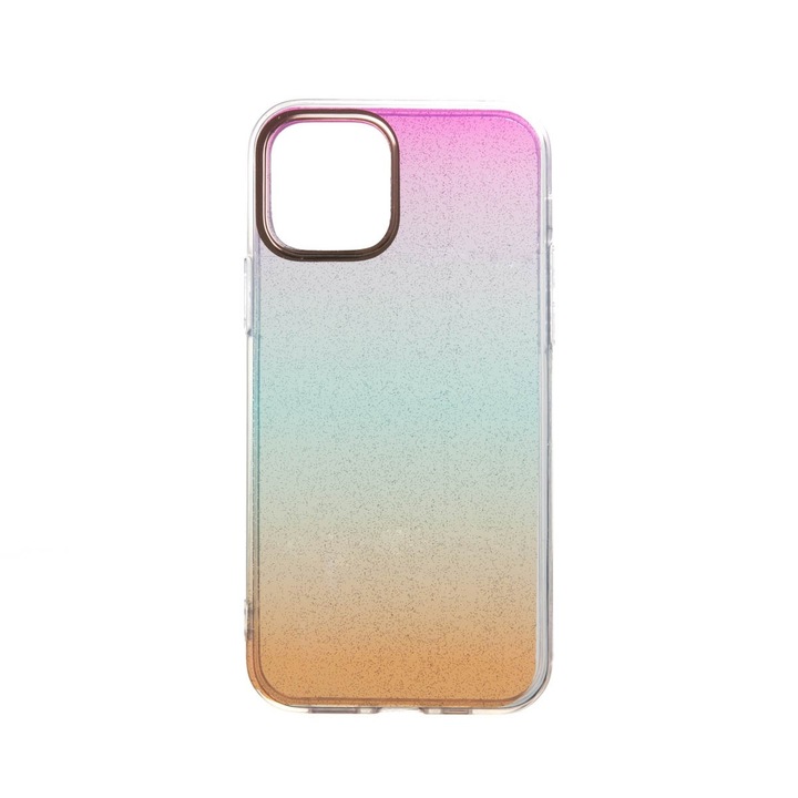 Capac Protectie Spate Colectia Fashion Compatibil Cu iPhone 12 - Rainbow