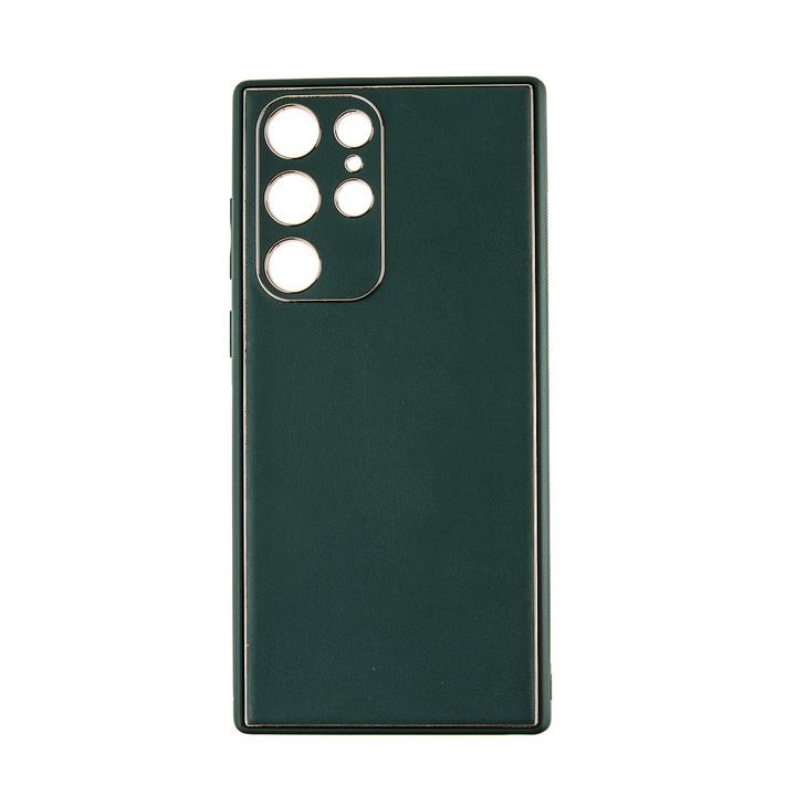 Capac Protectie Spate Colectia Classic Compatibil Cu Samsung Galaxy S22 Ultra - Verde