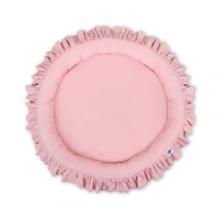 Pozitionator bebelusi, My Sweet Baby, Rotund, Bumbac, Roz deschis