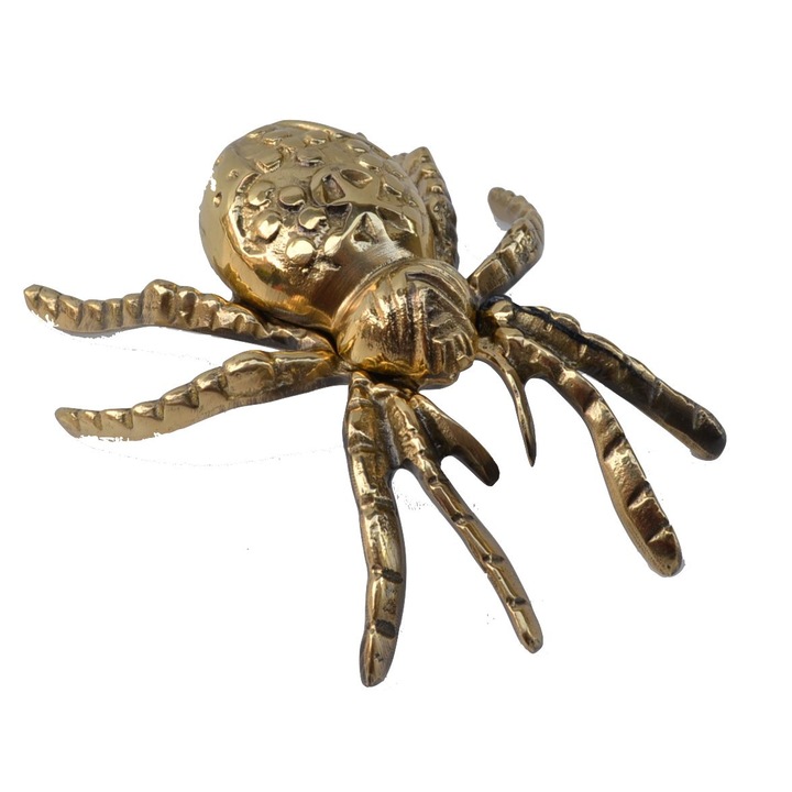 Hamutartó, sárgaréz, pók, arany