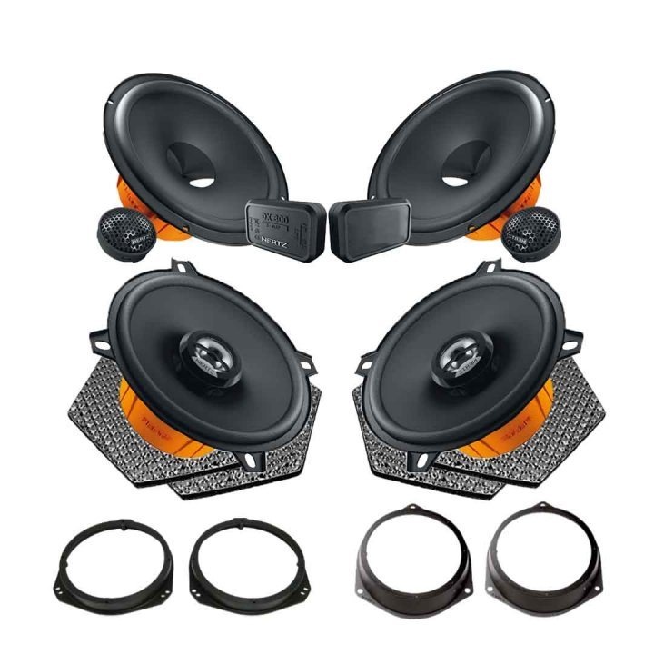 Pachet difuzoare auto Hertz Dieci dedicat Opel Corsa E 2014-2019, RMS 80W