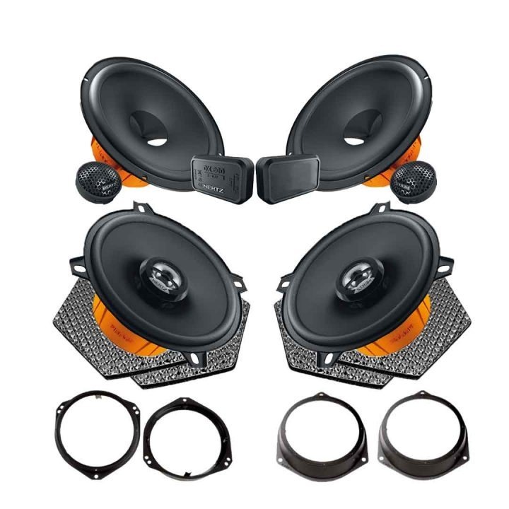 Пакет високоговорители за кола Hertz Dieci, предназначен за Opel Zafira 1999-2010, RMS 80W