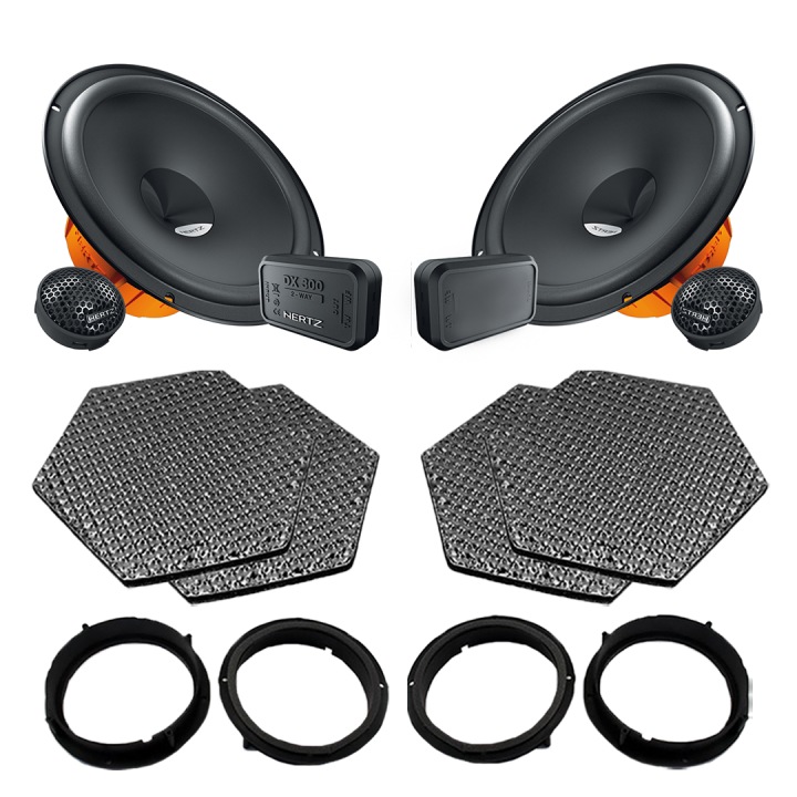 Pachet difuzoare auto Hertz Dieci dedicat Volkswagen Jetta 7 2018-, RMS 80W