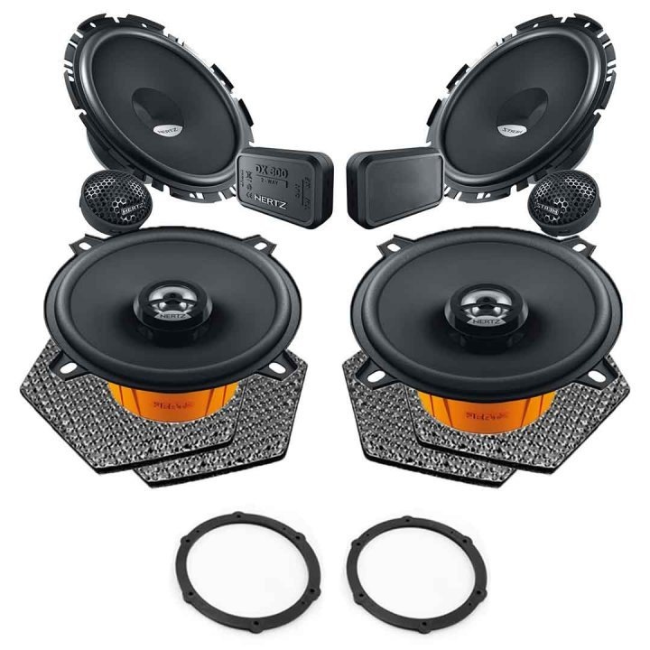 Pachet difuzoare auto Hertz Dieci dedicat Citroen C3 2009-2016, RMS 80W