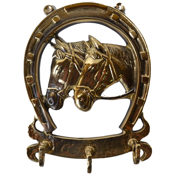 Cuier, Potcoava, 3 Agatatori, Alama, Auriu