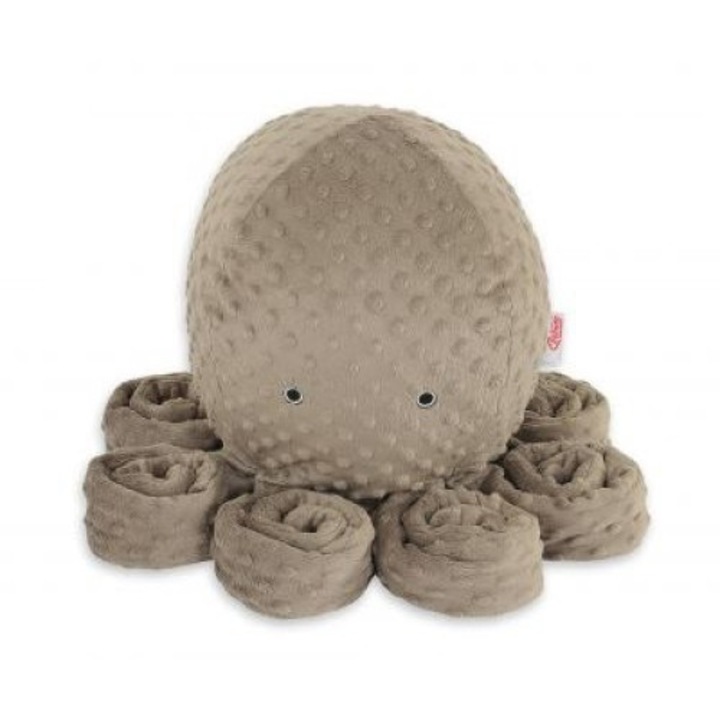 Плюшена играчка, Bobono, Модел- Октопод, Кафяв