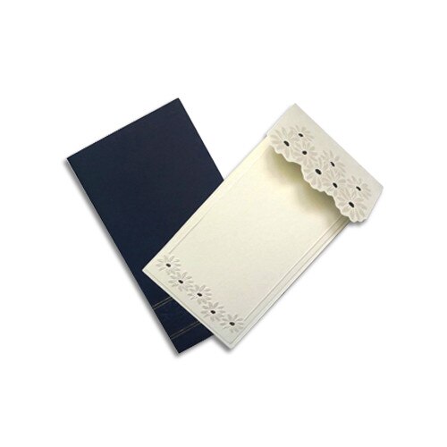 Invitatie de nunta albastru/auriu 46701