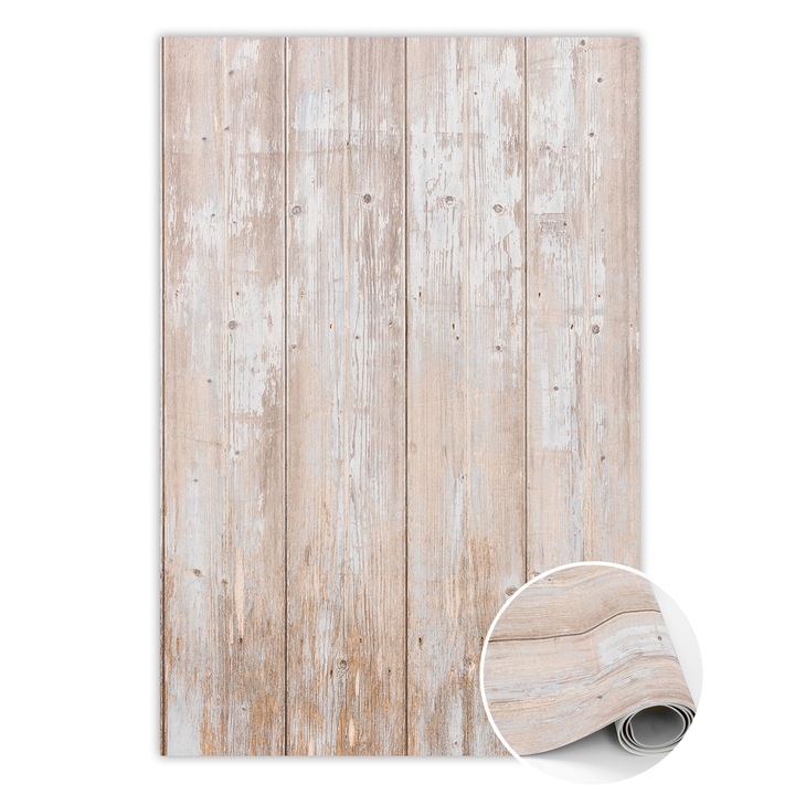Vinyl szőnyeg, PVC, izgatott, Barna, 150 cm x 225 cm, 010260360300000029816