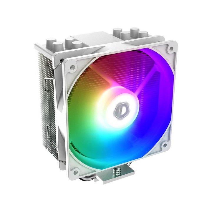 Процесорен охладител ID-Cooling SE-214-XT бяло aRGB осветление