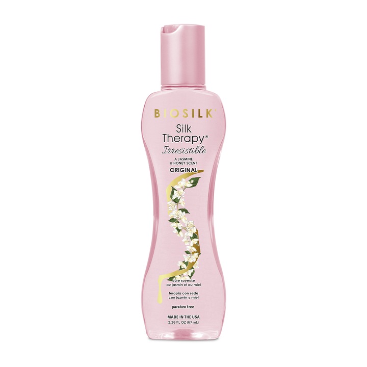 Tratament fara clatire pentru par Biosilk Silk Therapy Irresistible Leave-In Treatment, 67 ml