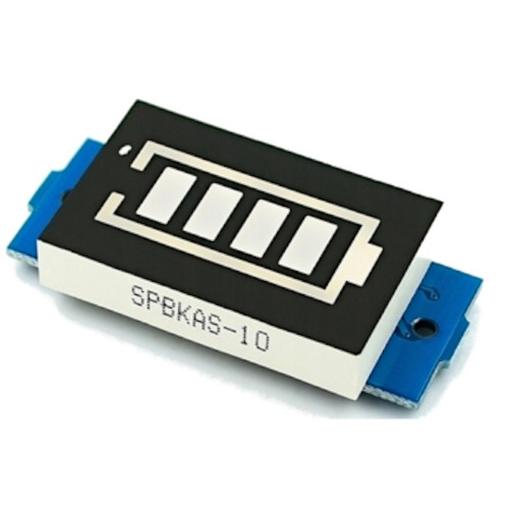 Indicator de incarcare a bateriei, 2S, 8.4V, Albastru