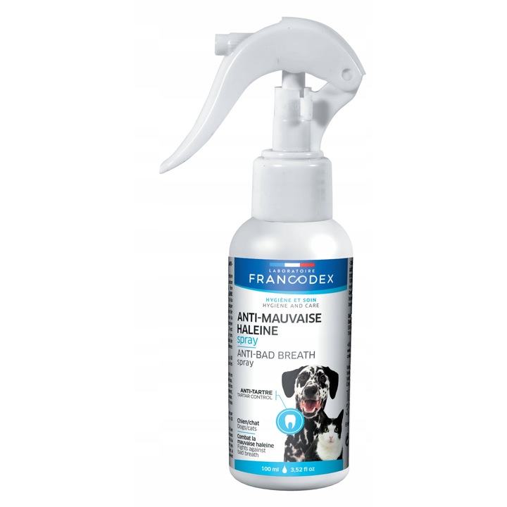 Légzési spray, Francodex, Kutyáknak, C-vitamin, 100 ml