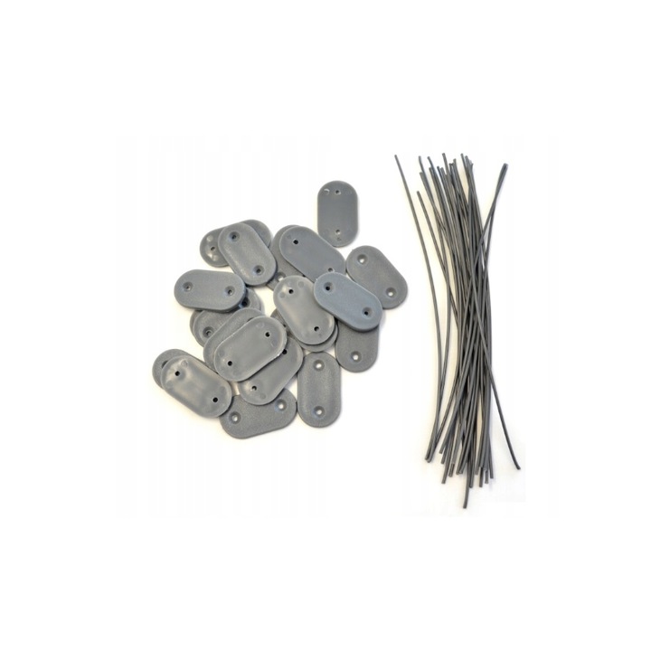 Paravan cu fata dubla, Dixiestore, PVC, 0.8 x 3 m, Gri