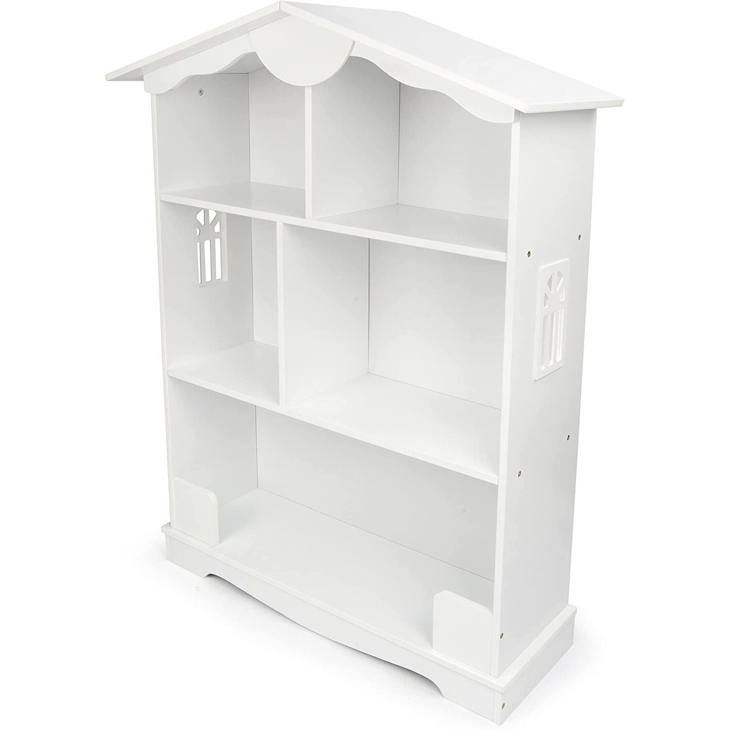 Raft din lemn alb pentru dormitoare copii, 76 x 30 x 101 cm - eMAG.ro
