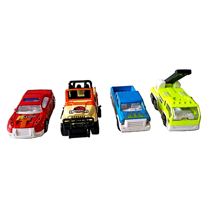 Set de 4 Masinute de Metal Die Cast pentru Copii SprintMag®