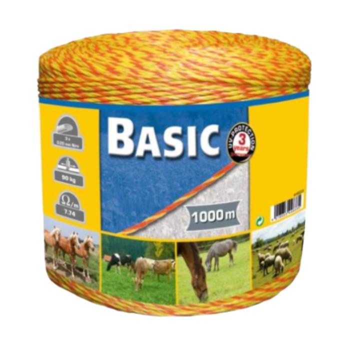 Rola fir gard electric Basic, 1000 m, Ako