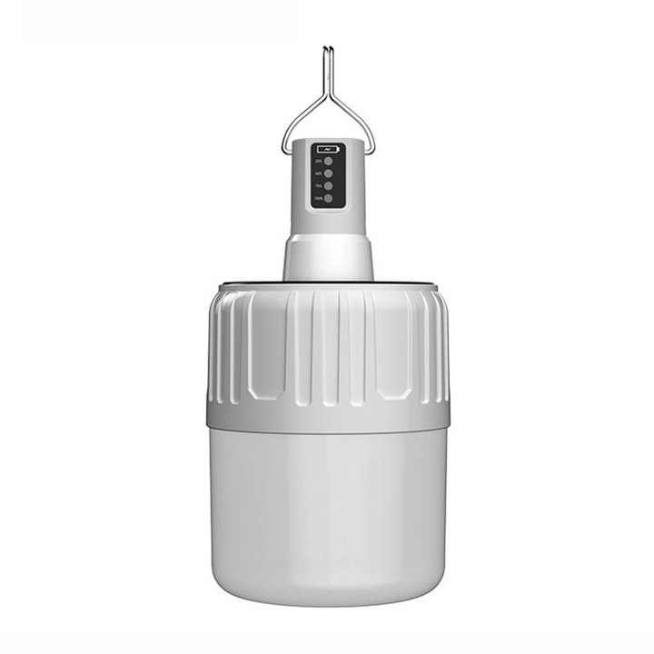 Фенер SupFire T26, LED, 18W, 420 lm, 3 режима, USB зареждане, IP42, Бял