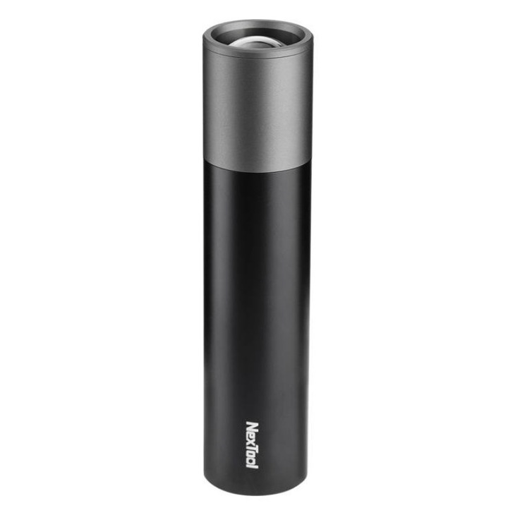 Мини фенер Nextool NE20163, LED, 150 lm, 2 режима, USB зареждане, 1200 mAh, Черен