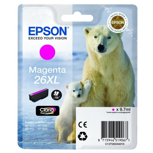 Cartus EPSON 26XL C13T26334010, Magenta