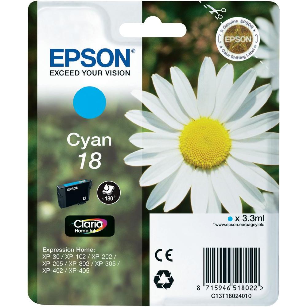 Cartus EPSON 18 C13T18024010, Cyan