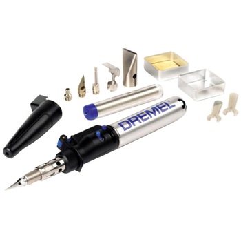 Pistol de lipit Dremel VersaTip 2000-6 Hobby pe gaz, 6 accesorii Pistol de lipit Dremel VersaTip 2000-6 Hobby pe gaz, 6 accesorii