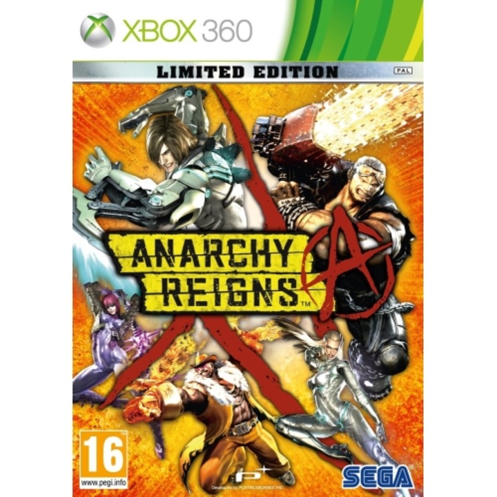 Anarchy Reigns játék - Korlátozott példányszámban Xbox 360-ra