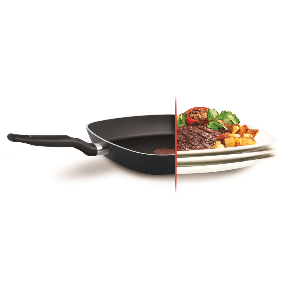I listen to music Affirm Gentleman friendly Tigaie grill Tefal Just, 26 x 26 cm - eMAG.ro