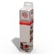 Разклонител PowerCube P-CUBE-EXT, 5 гнезда , 1.5м, Червен