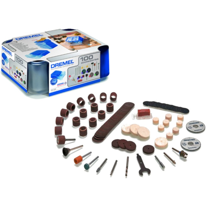 Комплект 100 мултифункционални аксесоара Dremel 720