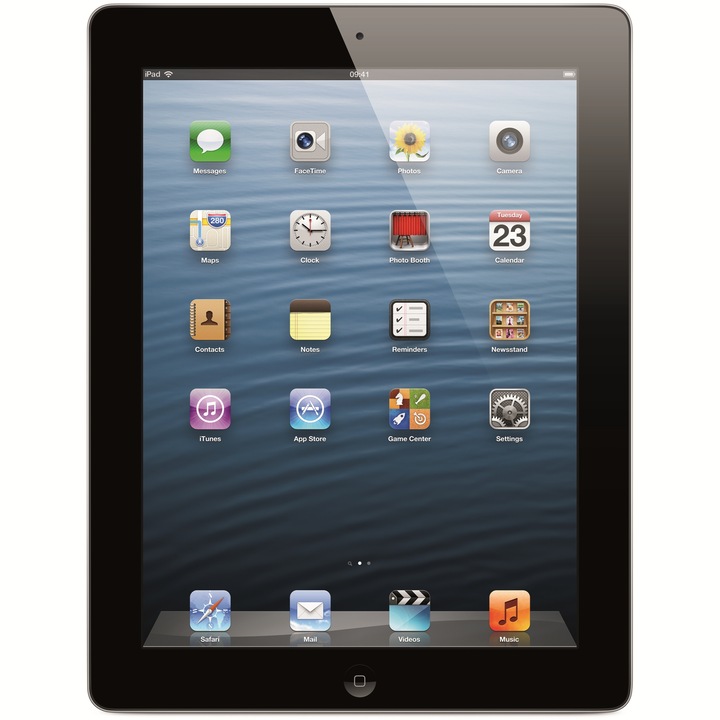 Apple iPad generatia a 4-a, Ecran Retina, 64GB, Wi-Fi, Negru