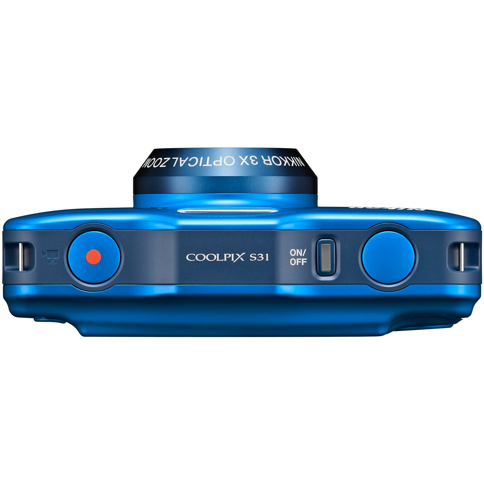 Aparat foto digital Nikon COOLPIX S31, 10.1MP, Blue - eMAG.ro