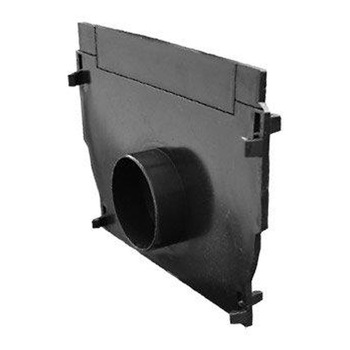 Placa capat PP BASIC cu stut pt rigola LN100 Hext.120-200 (6830) Placa capat PP BASIC cu stut pt rigola LN100 Hext.120-200 (6830)