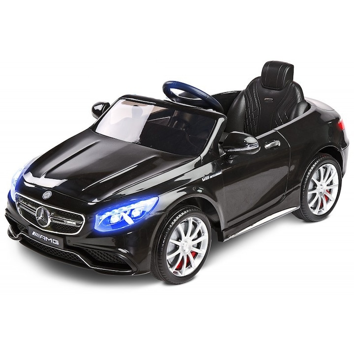 Toyz Mercedes-Benz S63 AMG Elektromos Autó, 12V, fekete