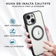 Husa PremiumCell Magsafe Luxury pentru Iphone 14 cu protectie camera, Antisoc, Transparent cu margini negre