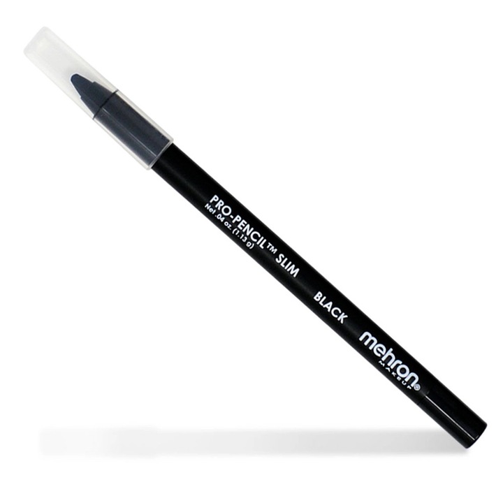 Молив за очи и вежди Mehron Pro Pencil Slim, 1.13g - 114S-Black