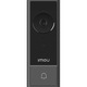 Смарт видео звънец Imou DB60+, WiFi Extender 2.4GHZ, 5 MP, С нощно виждане и микрофон, Черен