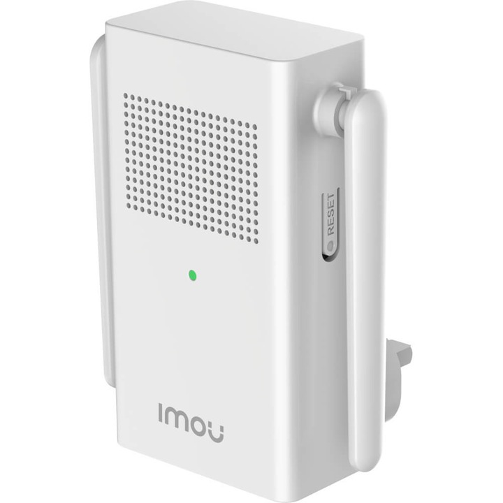 Смарт видео звънец Imou DB60+, WiFi Extender 2.4GHZ, 5 MP, С нощно виждане и микрофон, Черен
