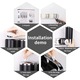 Set dispenser gel de dus, sampon, sapun lichid, balsam sau conditioner pentru baie, bucatarie, hotel, 2 X 500 ml, negru
