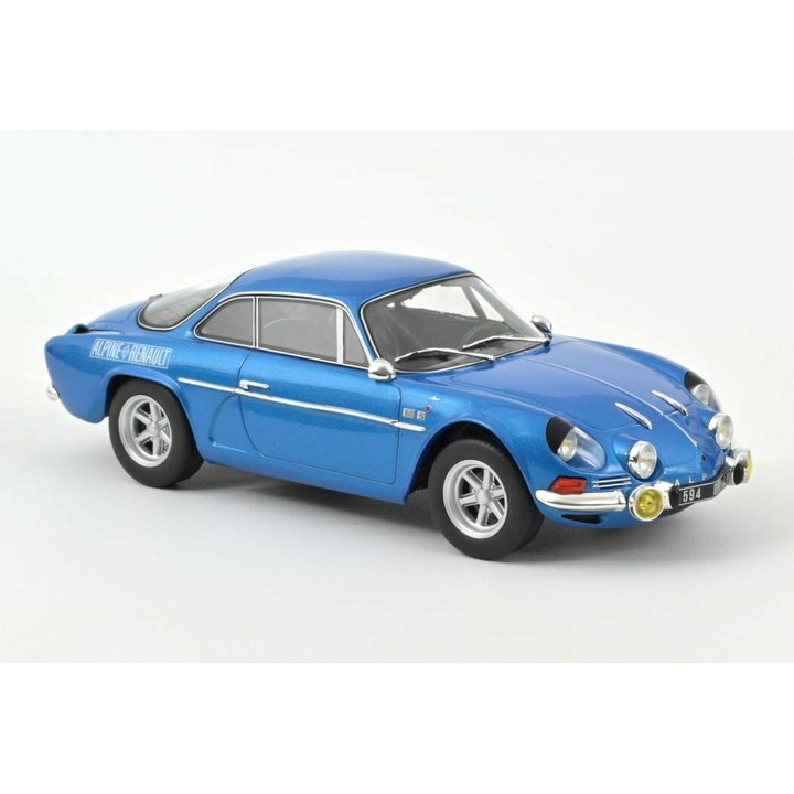 Macheta auto, Norev, Renault Alpine A110 1600S, Metal, Albastru